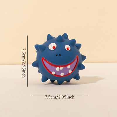 Jauka, čīkstoša mājdzīvnieku suņa interaktīva košļājamā rotaļlieta kucēna kodumiem izturīga, ērkšķu zobu tīrīšanas rotaļlieta, košļājamā rotaļlieta suņiem, piederumi