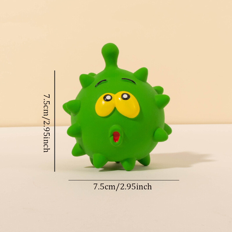 Jauka, čīkstoša mājdzīvnieku suņa interaktīva košļājamā rotaļlieta kucēna kodumiem izturīga, ērkšķu zobu tīrīšanas rotaļlieta, košļājamā rotaļlieta suņiem, piederumi