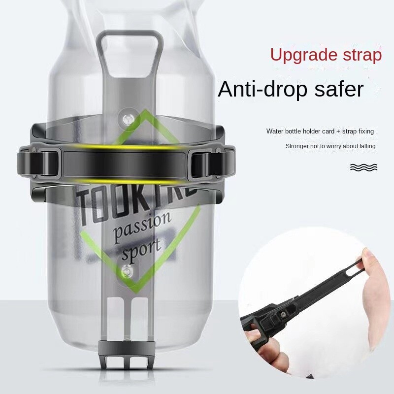 Rotējams velosipēda ūdens pudeles korpuss, daudzfunkcionāls riteņbraukšanas dzēriena turētājs, regulējams rokturis kalnu velosipēdu šosejas velosipēdu bērnu velosipēdiem