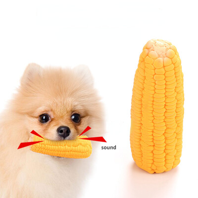 Нови играчки за домашни любимци Squeak Toys Latex Corn shape Puppy Dogs Toy Pet Supplies Training Playing Chewing Dog Toys For Small Dogs