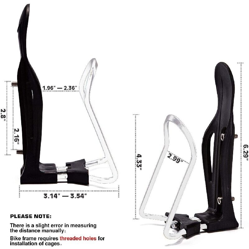 Регулируем държач за бутилка за вода за велосипед Алуминиева сплав Лека клетка за чаша за вода за велосипед Универсална стойка за напитки Аксесоари за колоездене