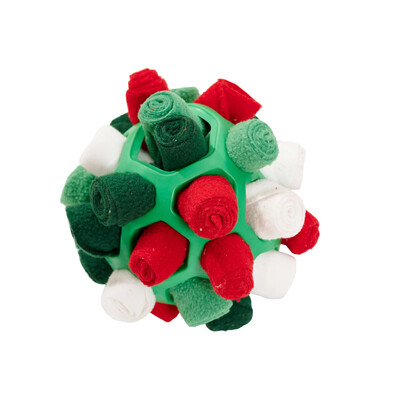 Mājdzīvnieku šņaukšanas bumba Helovīna Ziemassvētku dāvanu rotaļlieta mājdzīvniekiem Slēpj pārtikas rotaļlieta sunim Interaktīva gumijas bumba Suņu šņaukšana mīklu rotaļlietas