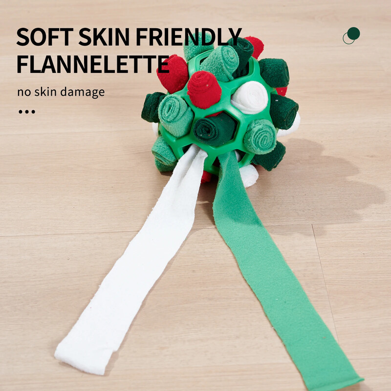 Mājdzīvnieku šņaukšanas bumba Helovīna Ziemassvētku dāvanu rotaļlieta mājdzīvniekiem Slēpj pārtikas rotaļlieta sunim Interaktīva gumijas bumba Suņu šņaukšana mīklu rotaļlietas