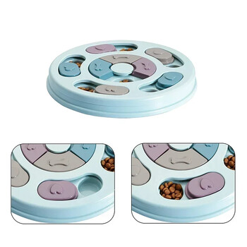 Slow Feeder Increase Puppy Dog Puzzle Interactive Toys, Dispenser Food, Slowly Eating NonSlip Bowl Pet Cat Dogs Game Training