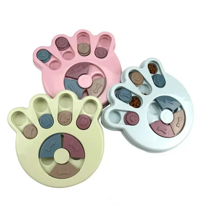 Slow Feeder Increase Puppy Dog Puzzle Interactive Toys, Dispenser Food, Slowly Eating NonSlip Bowl Pet Cat Dogs Game Training