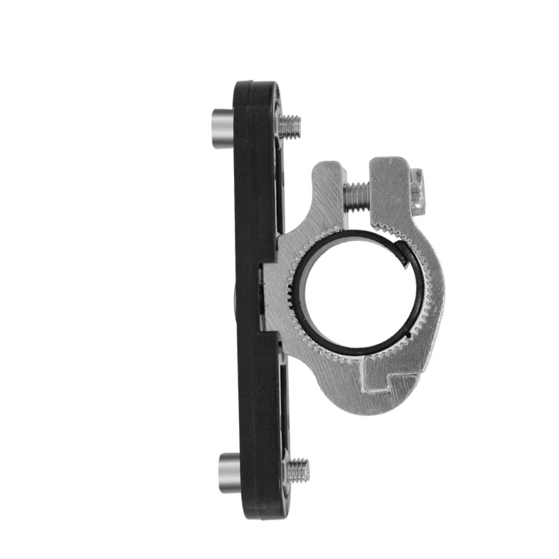 Alumīnija sakausējuma velosipēda pudeles korpusa stiprinājuma adapteris Regulējams MTB šosejas velosipēda stūres ūdens pudeles turētāja sēdekļa statņa pudeles stiprinājums