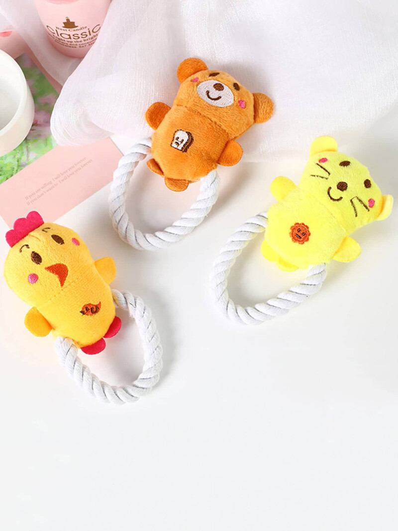 1 τμχ-Pet Companion Λούτρινα Παιχνίδια, Διαδραστικά Παιχνίδια Σκύλου Παιχνίδια Δαγκώματος - Τυχαία χρώματα