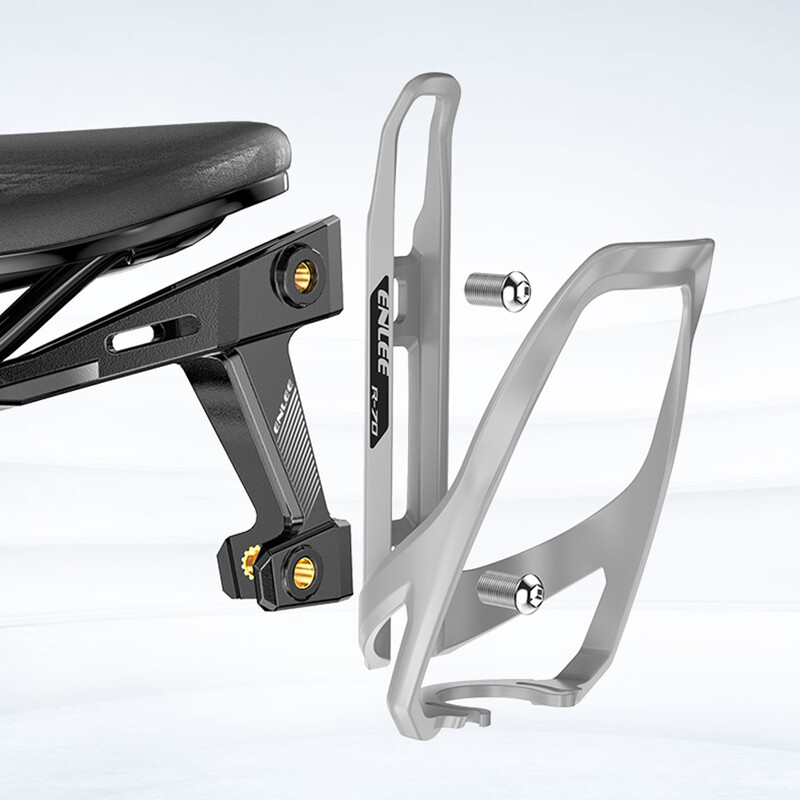 Velosipēda ūdens pudeles turētāja adaptera velosipēda sēdekļa pudeles korpusa pagarinājuma turētāja sēdekļa tējkannas turētāja adaptera stiprinājums šosejas velosipēdam