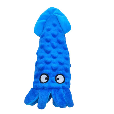 Plīša suņu rotaļlietas maziem lieliem suņiem Zobu tīrīšanai košļājamā rotaļlieta Smieklīga astoņkāja čaumalas čīkstoša interaktīva mājdzīvnieku rotaļlietu piederumi