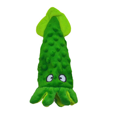 Plīša suņu rotaļlietas maziem lieliem suņiem Zobu tīrīšanai košļājamā rotaļlieta Smieklīga astoņkāja čaumalas čīkstoša interaktīva mājdzīvnieku rotaļlietu piederumi