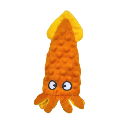 Plīša suņu rotaļlietas maziem lieliem suņiem Zobu tīrīšanai košļājamā rotaļlieta Smieklīga astoņkāja čaumalas čīkstoša interaktīva mājdzīvnieku rotaļlietu piederumi