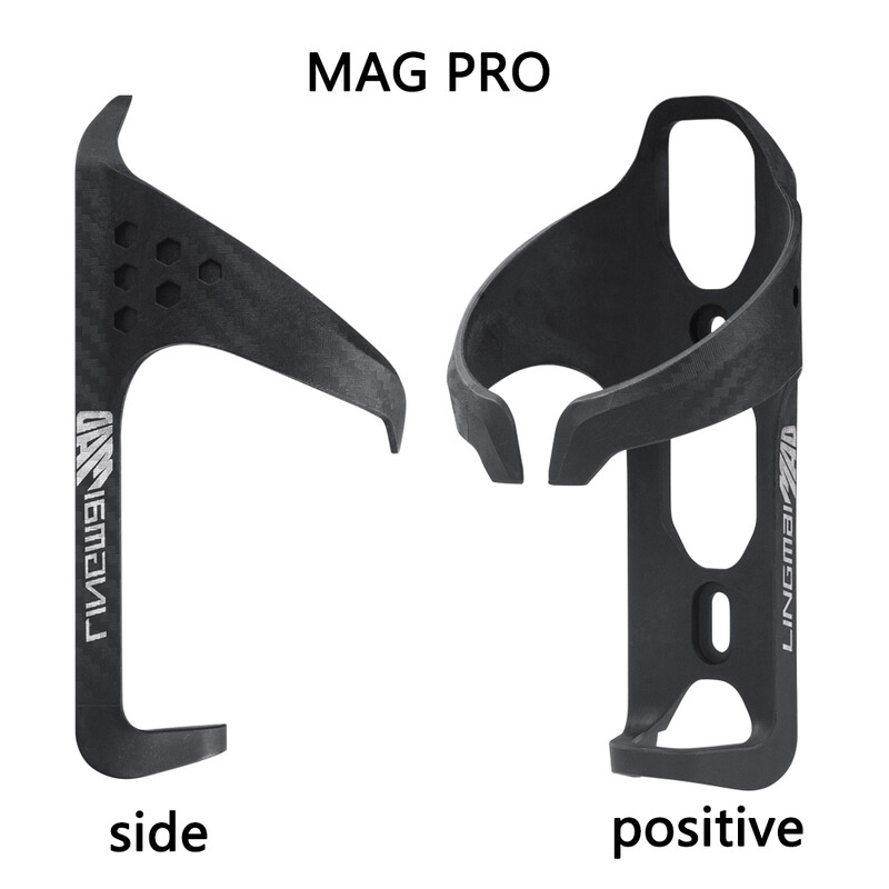 LINGMAI pilnas oglekļa šķiedras velosipēda ūdens pudeļu korpuss MTB šosejas velosipēda pudeļu turētājs īpaši viegls riteņbraukšanas aprīkojums matēts/spīdīgs