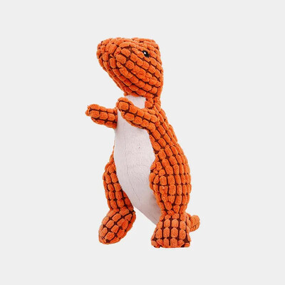 1 gab. Dinozauru dizaina mājdzīvnieku slīpēšanas zobi čīkst plīša rotaļlieta Izturīga košļājamā rotaļlieta suņu interaktīvai piegādei