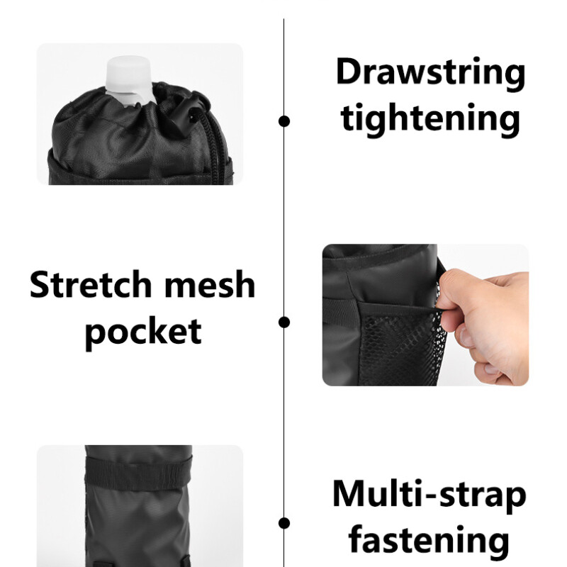 Dviračio vandens butelio maišelis Plento dviratis Tri dviratis, Neperšlampamas įrankių rinkinys, nešiojamas didelės talpos mobiliojo telefono energijos baras