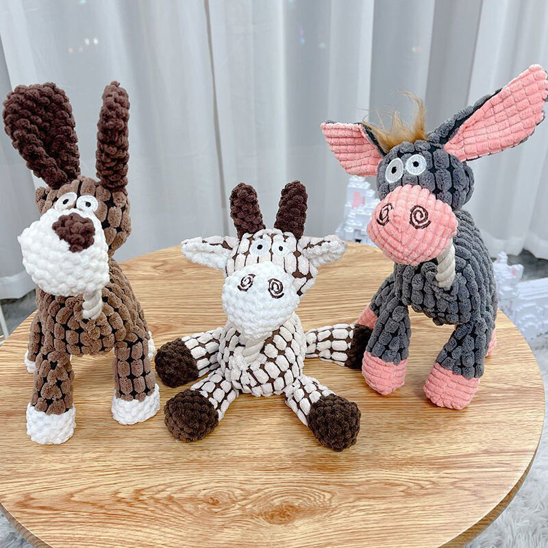 Jauna suņu skaņas rotaļlieta, kurpju apmācība, interaktīva kukurūzas graudu ēzeļa piederumi mājdzīvniekiem, droši un nekaitīgi