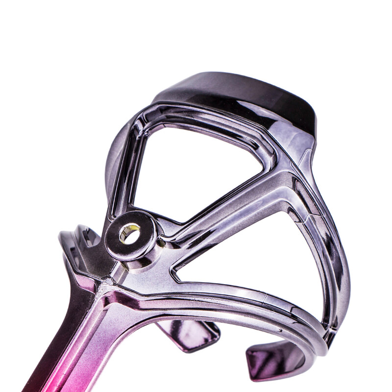 ZTTO itin lengvas dviračio butelio narvas, plastikinis spalvingas gradiento plento dviračio puodelio laikiklis vandens butelio laikiklio laikiklis MTB priedai