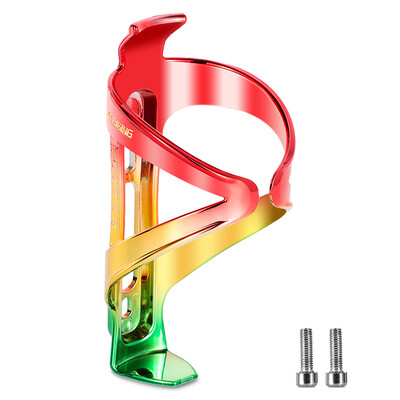 WEST BIKING dviračio butelių laikiklis Lengvas MTB vandens butelių laikiklis Spalvingas gradiento dengtas butelių laikiklis kalnų plento dviratis