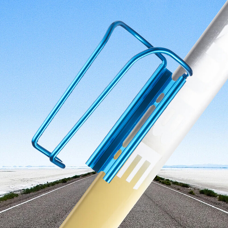 Kelių kalnų dviračių vandens butelių stovas, aliuminio lydinio dviračių vandens puodelio laikiklis, universalus važiavimo gėrimų virdulio stovas lauko sportui