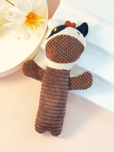 1 štap, plišana igračka za kućnog ljubimca u obliku male životinje, igračka za pseći glas, alat za slagalicu, otpornost na ugriz kućnog ljubimca, potrošnja energije, škripanje zubima