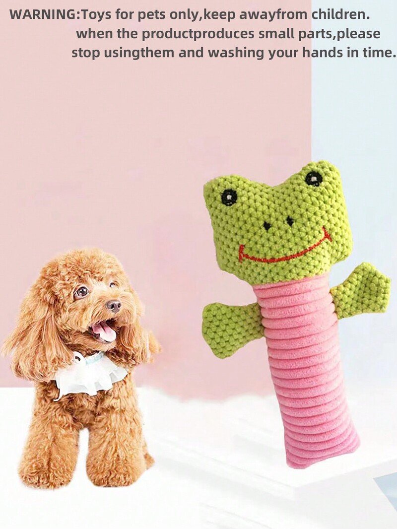 1 štap, plišana igračka za kućnog ljubimca u obliku male životinje, igračka za pseći glas, alat za slagalicu, otpornost na ugriz kućnog ljubimca, potrošnja energije, škripanje zubima