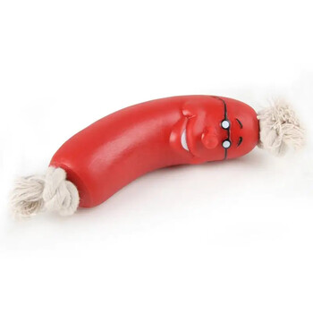 1/3 τμχ Παιχνίδια για σκύλους Funny Sausage Shape Interactive Training for Puppy Dog Chew Toys Ανθεκτικά στα δαγκώματα σκυλιά που τρίβουν δόντια για κατοικίδια