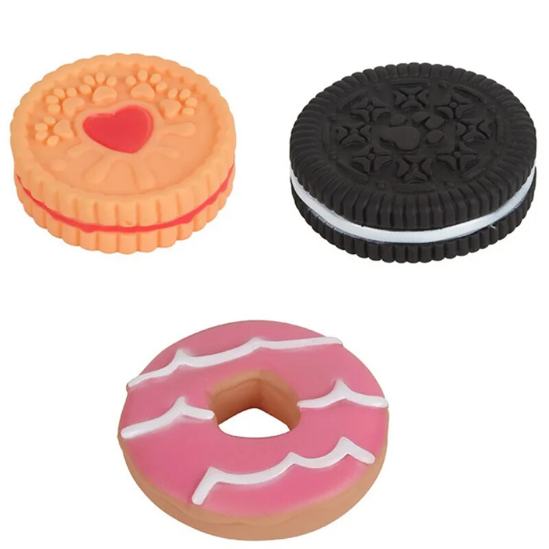 Pas Igračka za žvakanje Simulacija Keks Torta protiv ugriza Igračka od lateksa Škripanje zubima Čišćenje Interaktivne igračke za obuku Kućni ljubimci