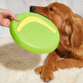 Vieno šuns frisbio ir smiginio žaislinis šuo specialus frisbio treniruoklis borderkolis auksaplaukis vidutinio ir didelio šuns žaislas naminis frisbis