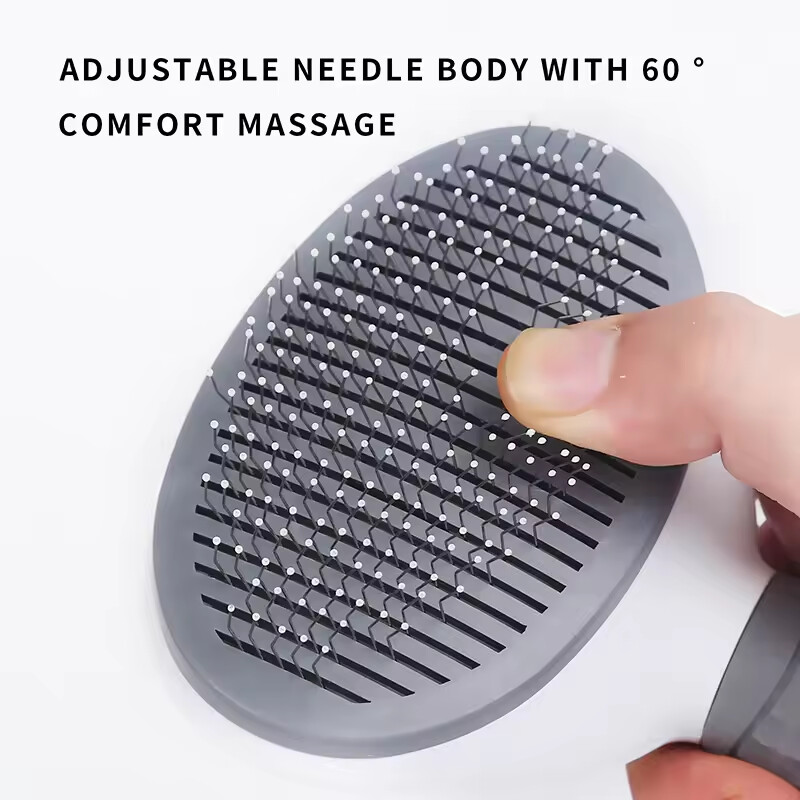 1 бр. Четка за премахване Лесно премахване на свободния подкосъм за кучета Котки Инструменти за подстригване Гребен за обезкосмяване на домашни любимци Аксесоари за кучета