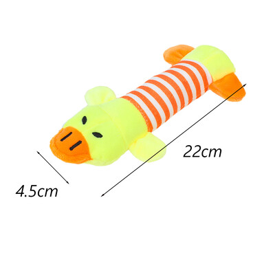 Plīša pildītas mājdzīvnieku košļājamās rotaļlietas maziem suņiem Squeak Puppy Dog Stuff Rotaļlieta Pūdelis Pomerānijas talismani Play Produkti honden speelgoed