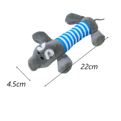 Plīša pildītas mājdzīvnieku košļājamās rotaļlietas maziem suņiem Squeak Puppy Dog Stuff Rotaļlieta Pūdelis Pomerānijas talismani Play Produkti honden speelgoed