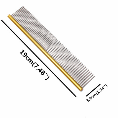 Hrebene na starostlivosť o domáce zvieratá, kefa z hliníkovej zliatiny pre psov, masážne nástroje na hraničné uzly, profesionálne salóny, čistenie mačacích chlpov, hrebene na polmesiac