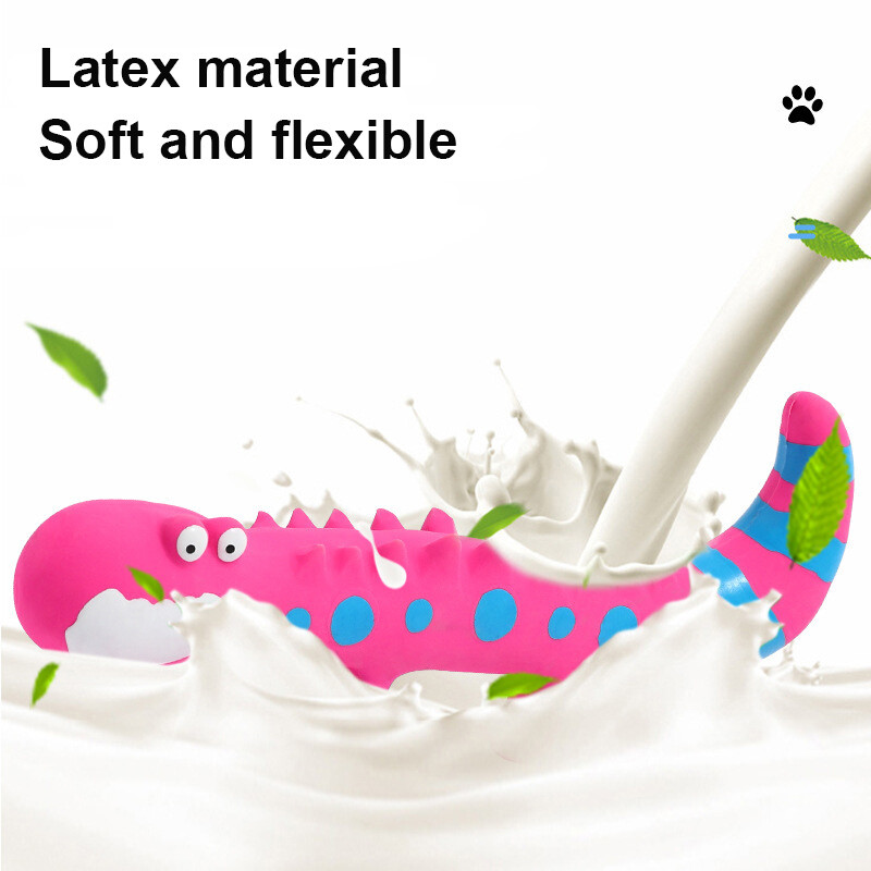 Играчка за дъвчене на кучета Latex Lizard Squeaky Pet Toys For Small Medium Dogs Interactive Funny Dog Sounding Training Toy Зоотовары