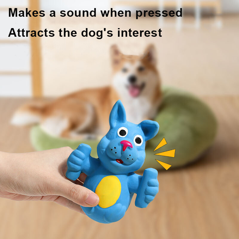 Igračka za žvakanje pasa Pas od lateksa u obliku krave Igračke za kućne ljubimce Squeaky za male srednje velike pse Čišćenje zubi Pas Puppy Zvučna igračka Potrepštine za kućne ljubimce