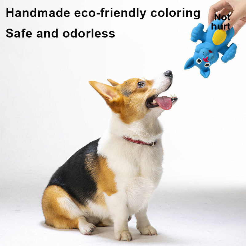 Igračka za žvakanje pasa Pas od lateksa u obliku krave Igračke za kućne ljubimce Squeaky za male srednje velike pse Čišćenje zubi Pas Puppy Zvučna igračka Potrepštine za kućne ljubimce