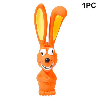 Pas Gumena igračka za žvakanje u obliku zeca Pet Squeaky Igračke za male srednje pse Interaktivno čišćenje zubi Zvučna igračka za pse Potrepštine za kućne ljubimce