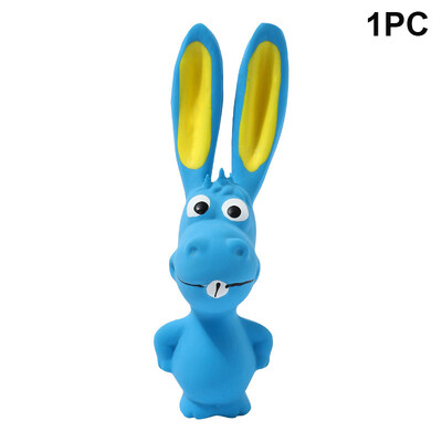 Pas Gumena igračka za žvakanje u obliku zeca Pet Squeaky Igračke za male srednje pse Interaktivno čišćenje zubi Zvučna igračka za pse Potrepštine za kućne ljubimce