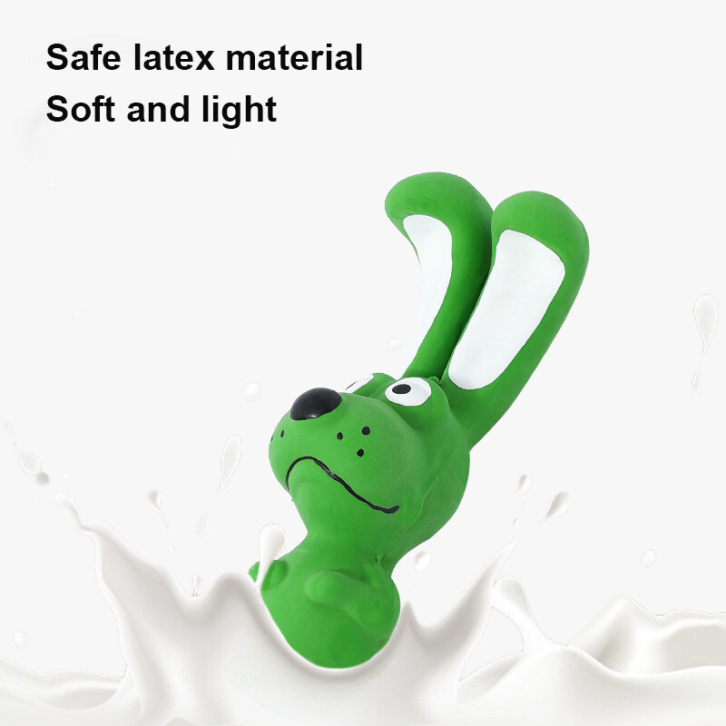 Pas Gumena igračka za žvakanje u obliku zeca Pet Squeaky Igračke za male srednje pse Interaktivno čišćenje zubi Zvučna igračka za pse Potrepštine za kućne ljubimce