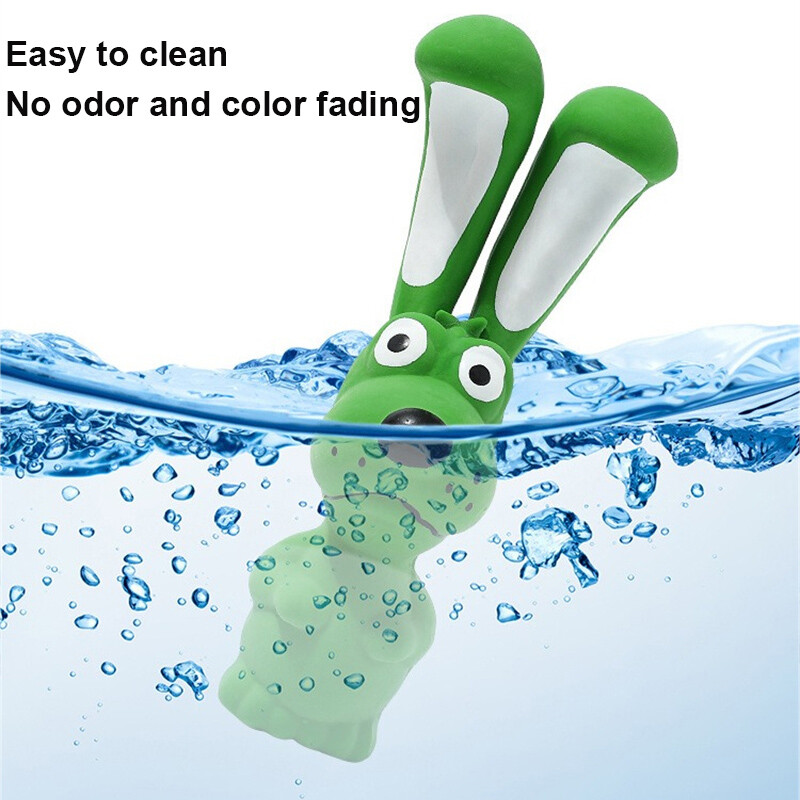 Pas Gumena igračka za žvakanje u obliku zeca Pet Squeaky Igračke za male srednje pse Interaktivno čišćenje zubi Zvučna igračka za pse Potrepštine za kućne ljubimce