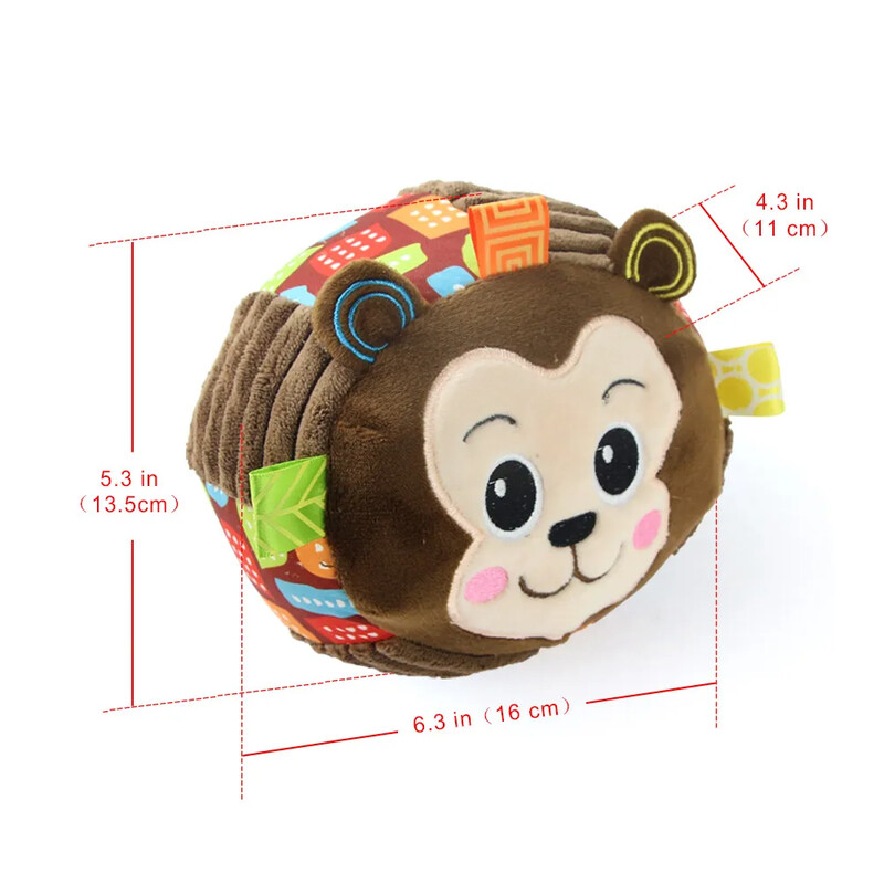 Плюшени кучешки гласови играчки Топки Мека козина Ратанови топки Движещи се мелодии Забавни и интерактивни играчки за домашни кучета Играчки за дъвчене Форма на животно