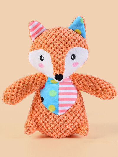 Плюшени играчки за кучета Животни във форма Устойчиви на ухапване Скърцащи играчки Вельветови играчки за кучета за малки големи кучета Кученца Аксесоари за обучение на домашни любимци