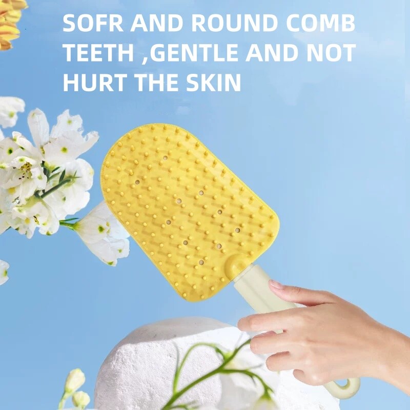 Efektīvas kaķu matu noņemšanas ķemmes suņu masāžas ķemmes maigas matu izkrišanas sukas Divpusējas matu skrāpju noņemšanas ķemmes mājdzīvnieku piederumi