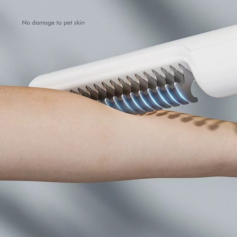 Резачка за възли на козината на домашни любимци Котешка гребен за отстраняване на косми Инструменти за подстригване на котки Двустранна четка Препарат за почистване на дълги къдрави косми Продукти за домашни любимци