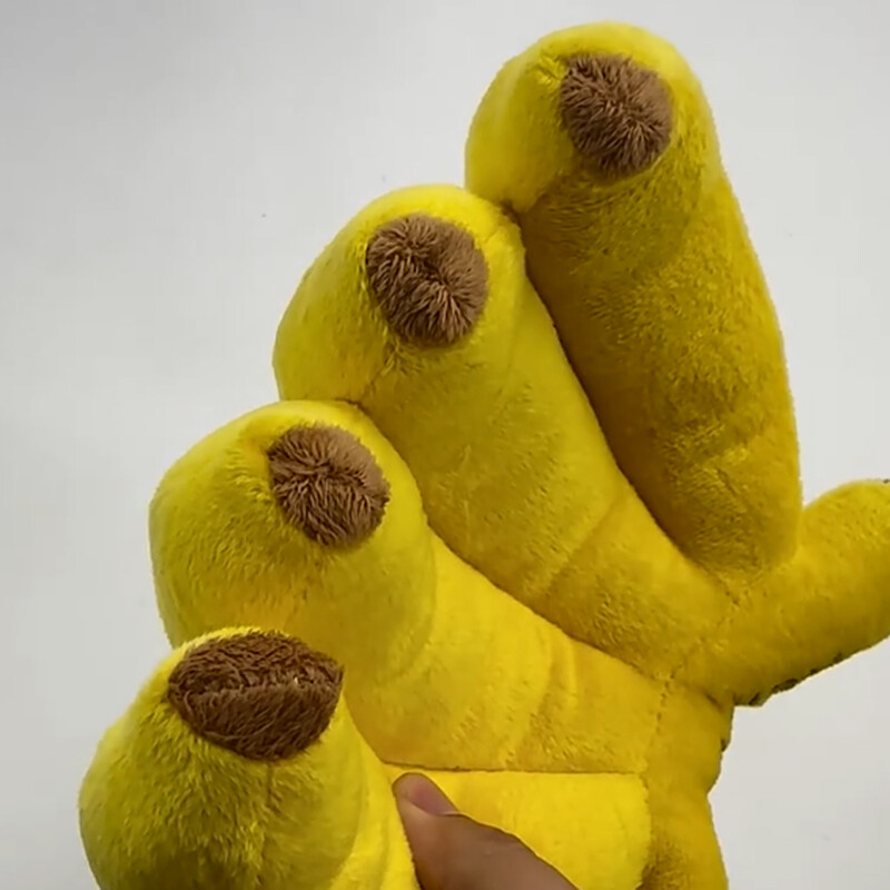 Yellow Banana Squeak Dog Rotaļlieta Košļājama plīša skaņa Mājas rotaļlieta