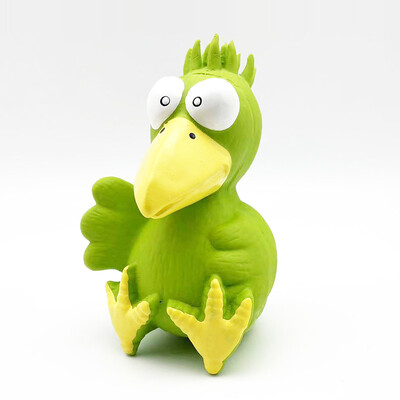 Mājas suņu rotaļlieta Parrot Big Bill Bird Squeeze vokālā lateksa rotaļlieta, kas piemērota maziem, vidējiem un lieliem suņiem