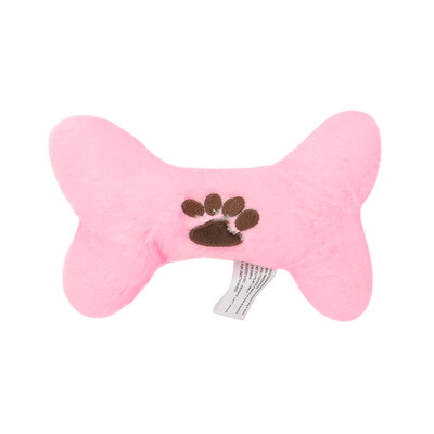 Плюшен звук от кости Играчка за кучета Скърцане Играчка за домашни любимци Чисти зъби Интерактивно обучение Кученце Аксесоари за домашни любимци