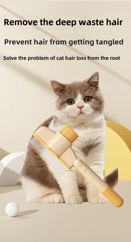 Kassi kammi sõlme eemaldamine ujuvad karvad Artefakt Pikad juuksed Lemmikloom isepuhastuv rida Koer Kassid Kammid Hooldustarbed Kirbude eemaldamine