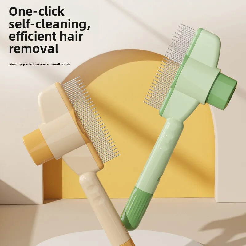 Kassi kammi sõlme eemaldamine ujuvad karvad Artefakt Pikad juuksed Lemmikloom isepuhastuv rida Koer Kassid Kammid Hooldustarbed Kirbude eemaldamine