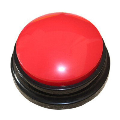 Beszélő kutya gombok Vicces hangrögzítő gomb kisállatkiképző hangjelzőhöz 30 másodperces felvétel lejátszása beszélő kommunikációs játékhoz