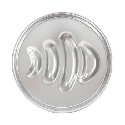 21,5 cm/8,46 collas mājdzīvnieku barošanas trauks, pretaizrīšanās bļoda, liels suns 304/201 nerūsējošā tērauda dzeramais ūdens, apaļa zivju kaula suņa ķepa