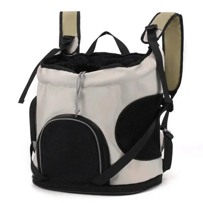 Vienkrāsains, liela ietilpība, viegla kaķu soma Go Out pārnēsājama mājdzīvnieku somas turētājs elpojošs Oksfordas auduma pārnēsājama mājdzīvnieku mugursoma